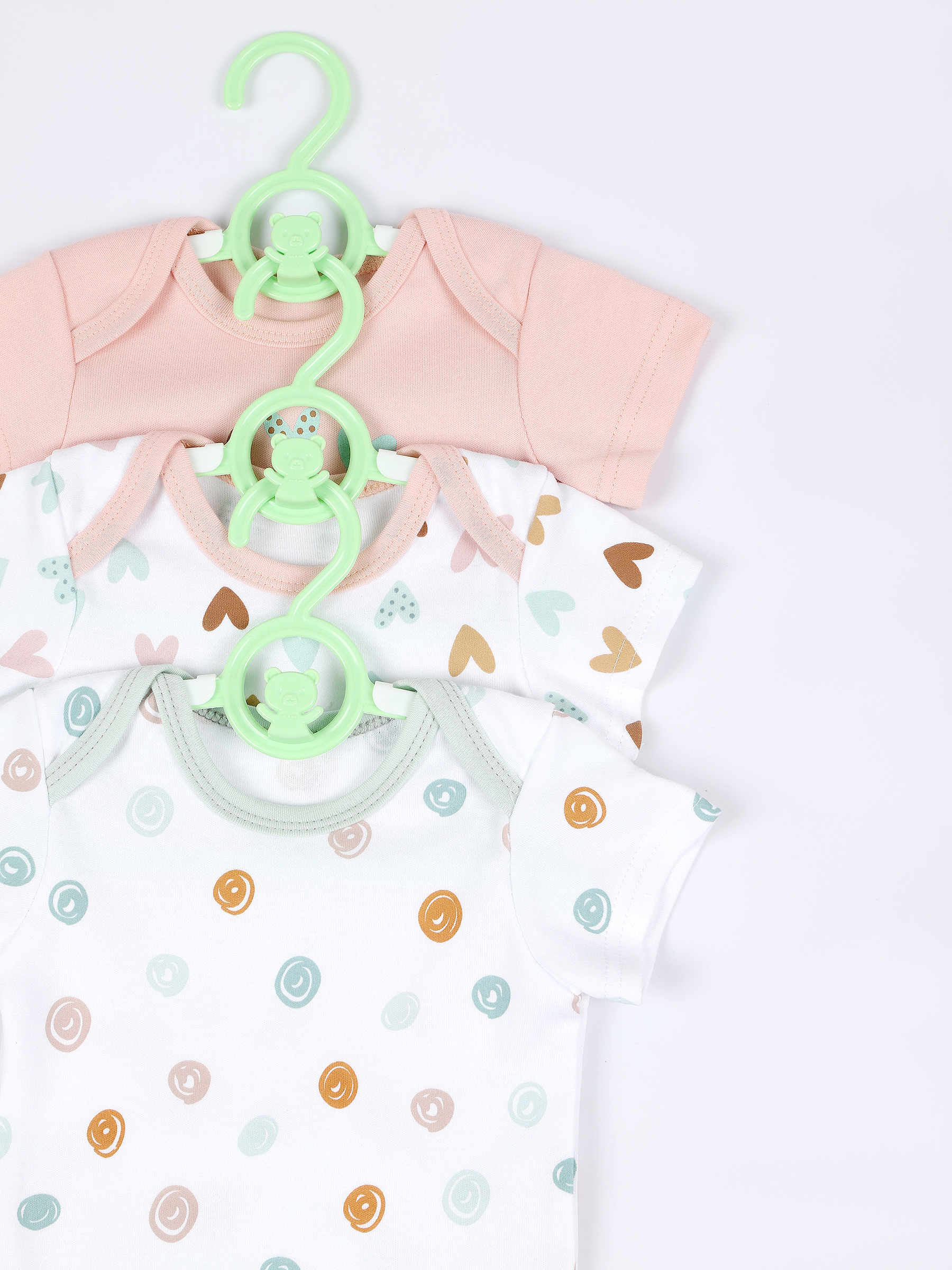 картинка Комплект боди 3шт КПЛ-БД3/сердечки от магазина Одежда+