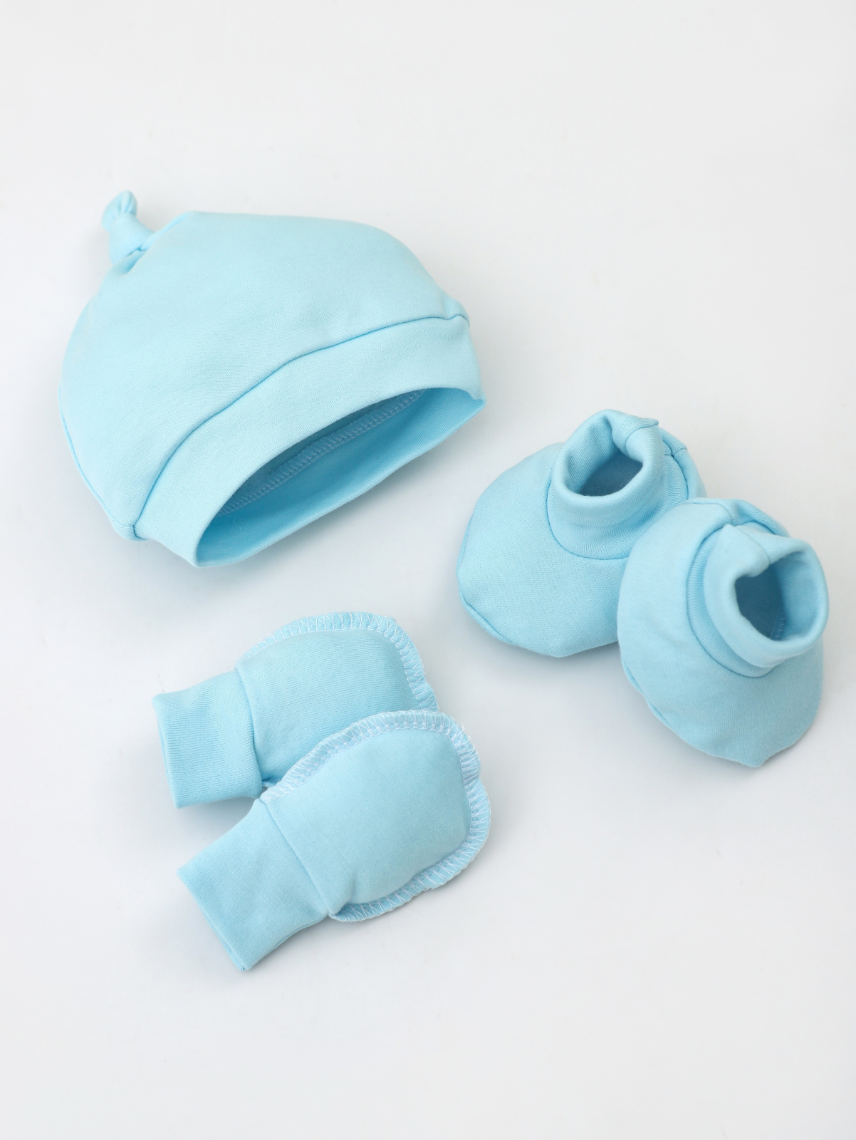 картинка Комплект грудничковый интерлок 3 предмета КПЛ-ИГР/голубой от магазина Одежда+