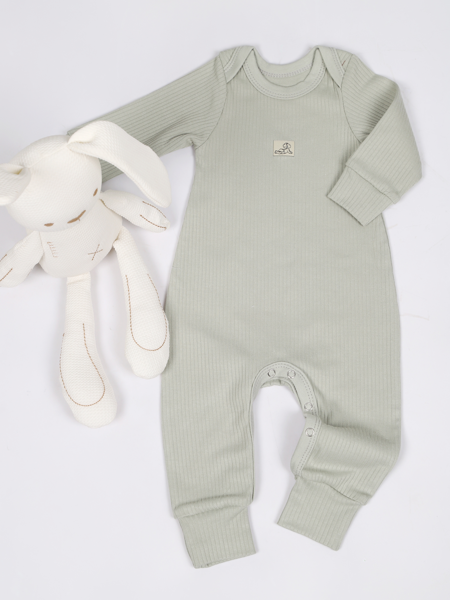 картинка Набор полукомбинезонов лодочка 3 шт. НБПК-ЛД/облачка от магазина Одежда+