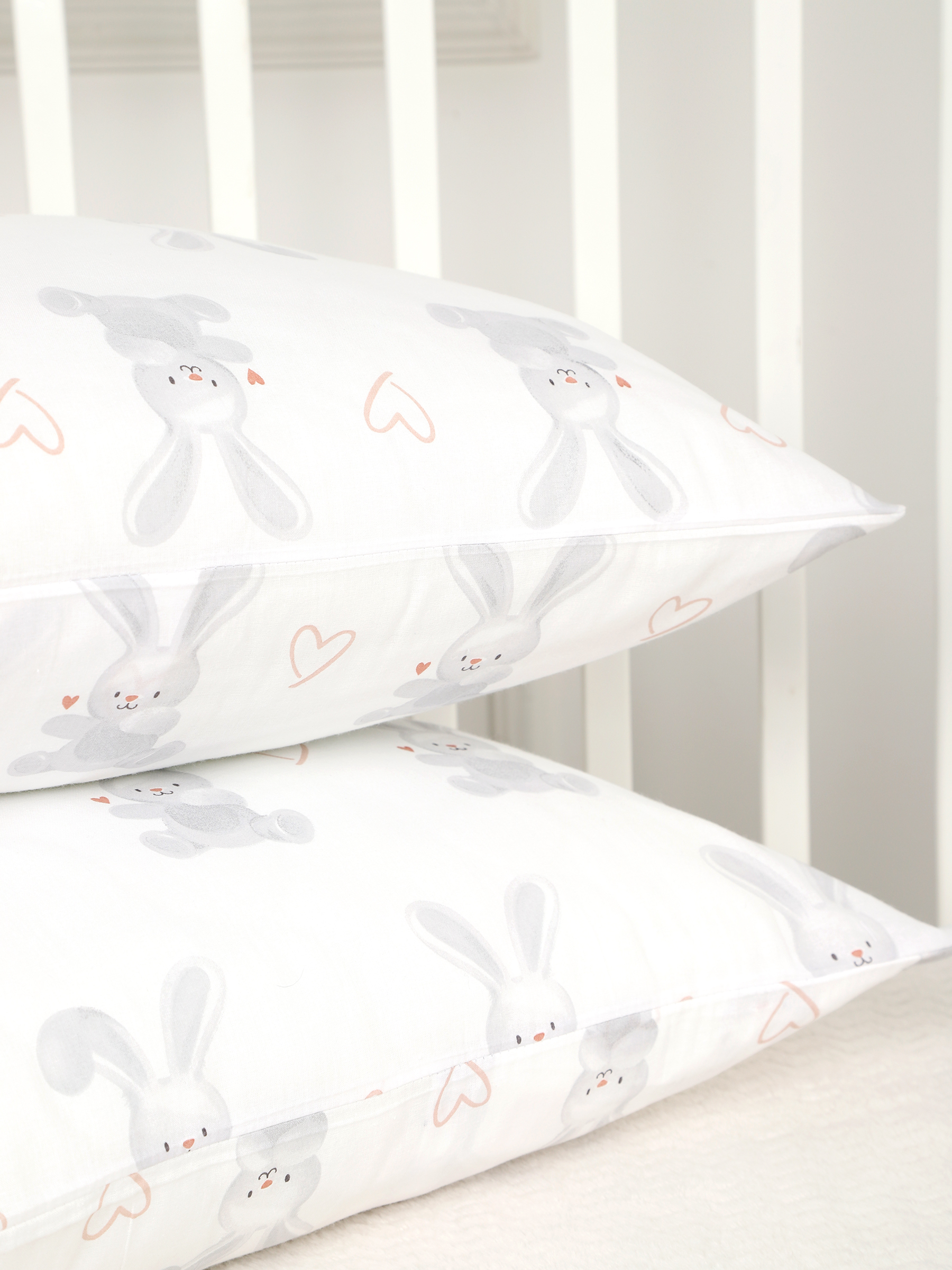 картинка Наволочки для малышей из поплина 40x60 НВП-2/зайкина любовь от магазина Одежда+