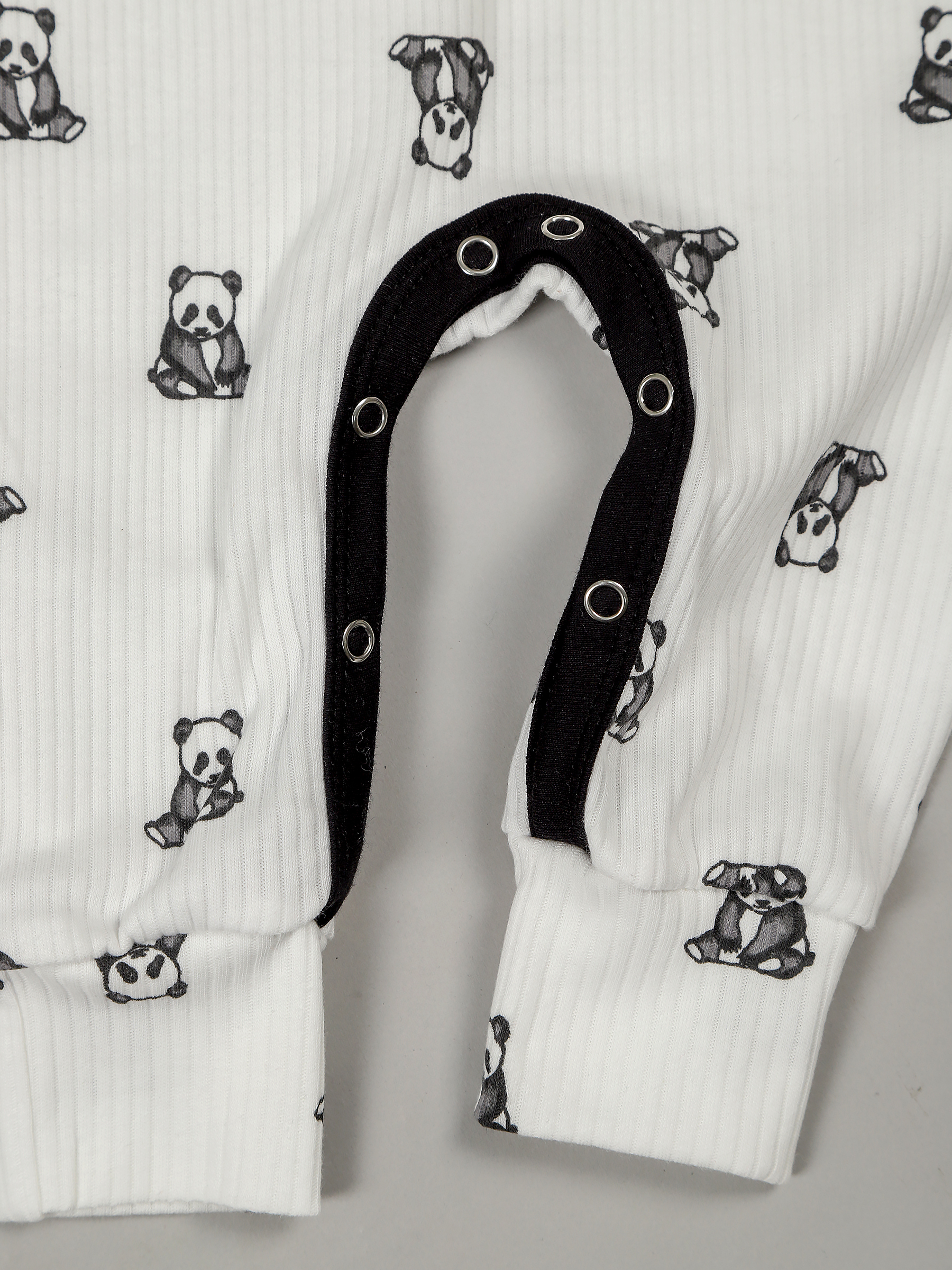 картинка Набор полукомбинезонов лодочка 3 шт. НБПК-ЛД/панды малышки от магазина Одежда+