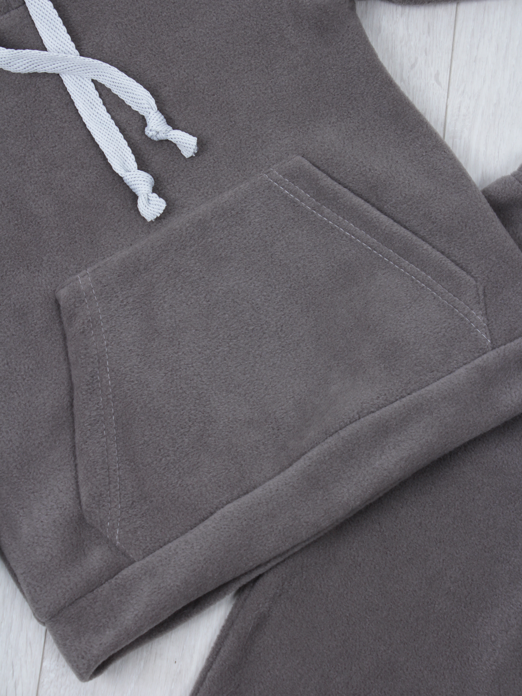 картинка Костюм флисовый с капюшоном КС-Ф/графит от магазина Одежда+