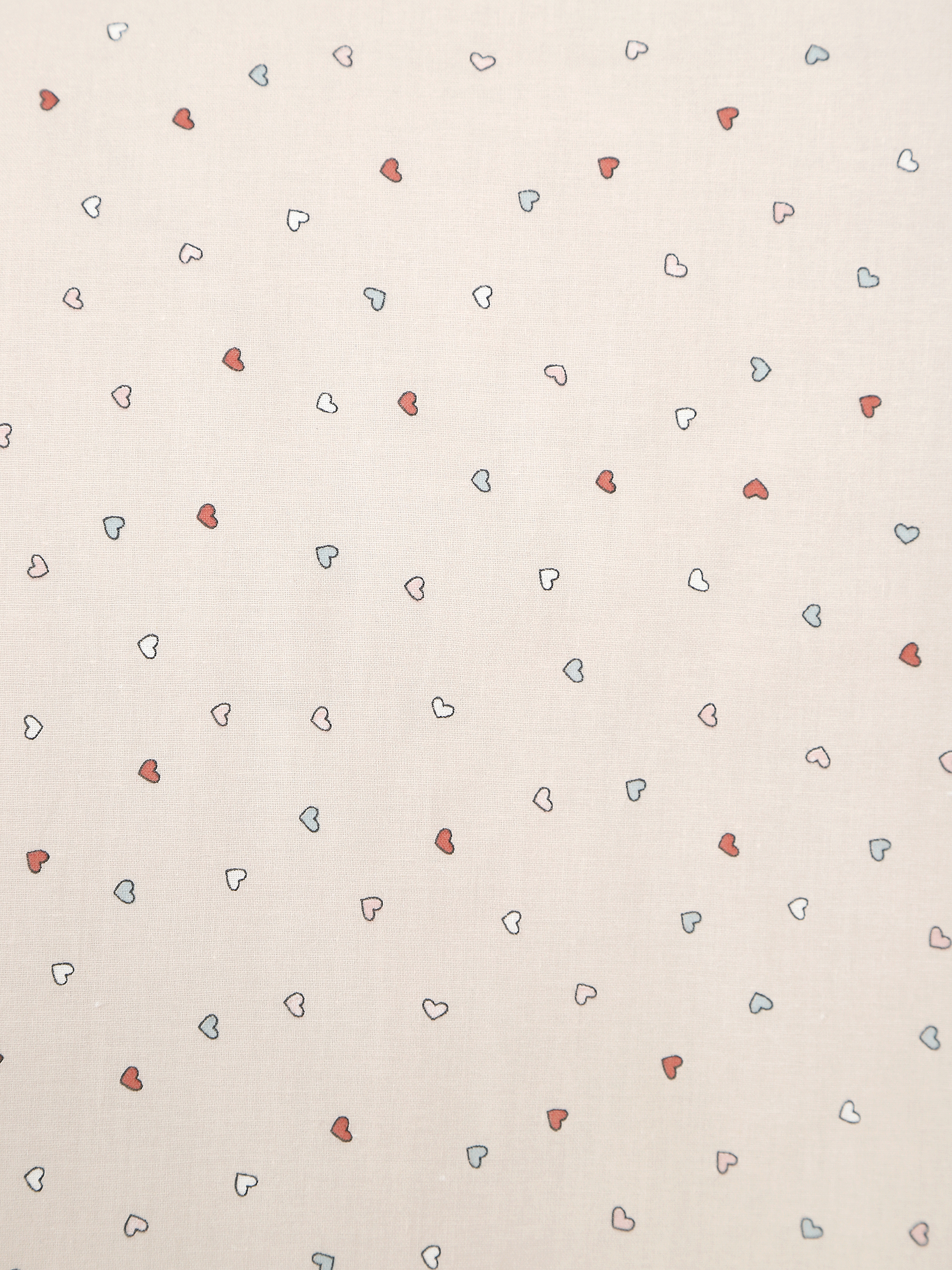 картинка Пододеяльник детский из поплина 110x140 Под/сердечки-конфети от магазина Одежда+