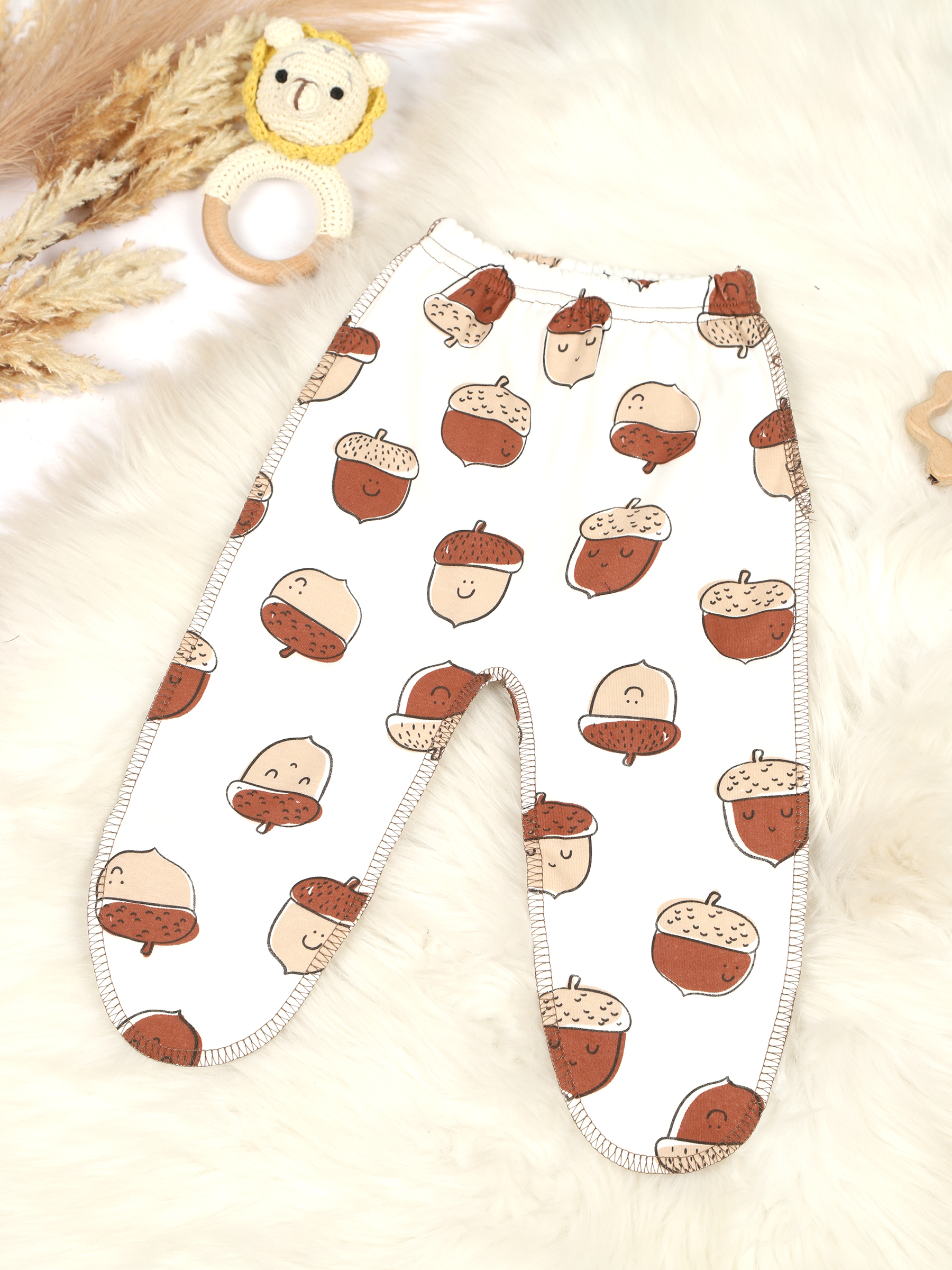 картинка Набор ползунков на резинке 3 шт. НБПЗ-3/желуди  от магазина Одежда+