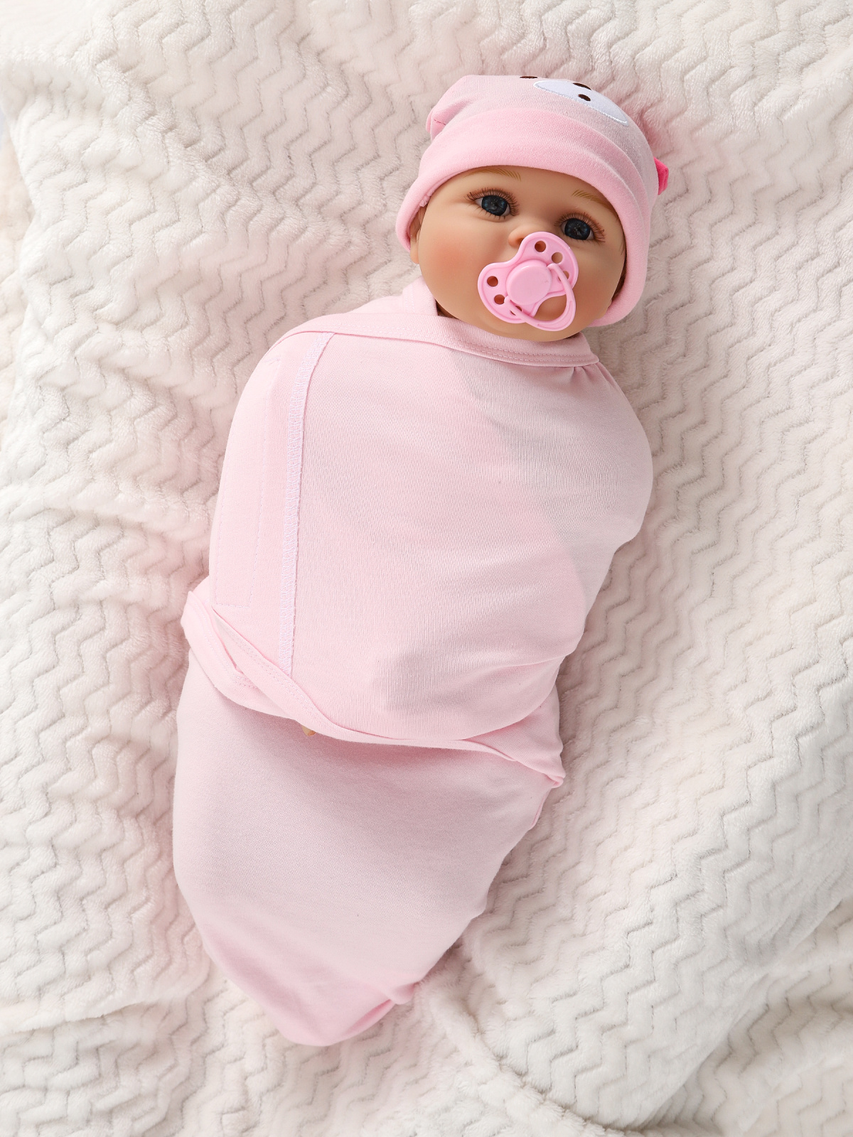 картинка Пеленка кокон на липучке ПЛИ/розовый от магазина Одежда+