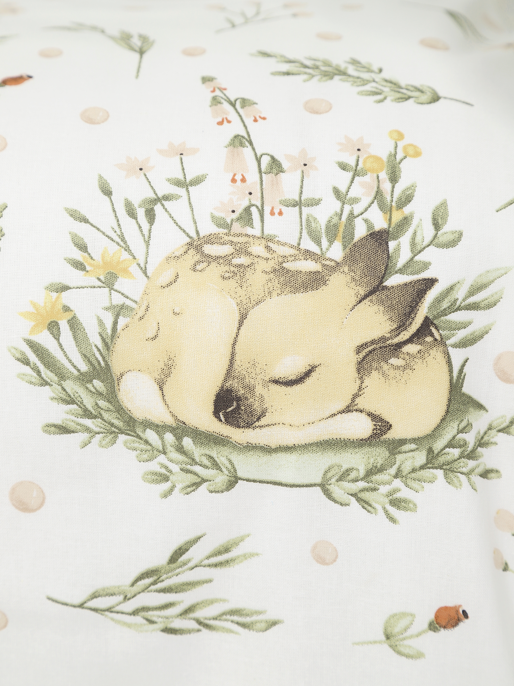 картинка Пододеяльник детский из поплина 110x140 Под/оленята от магазина Одежда+