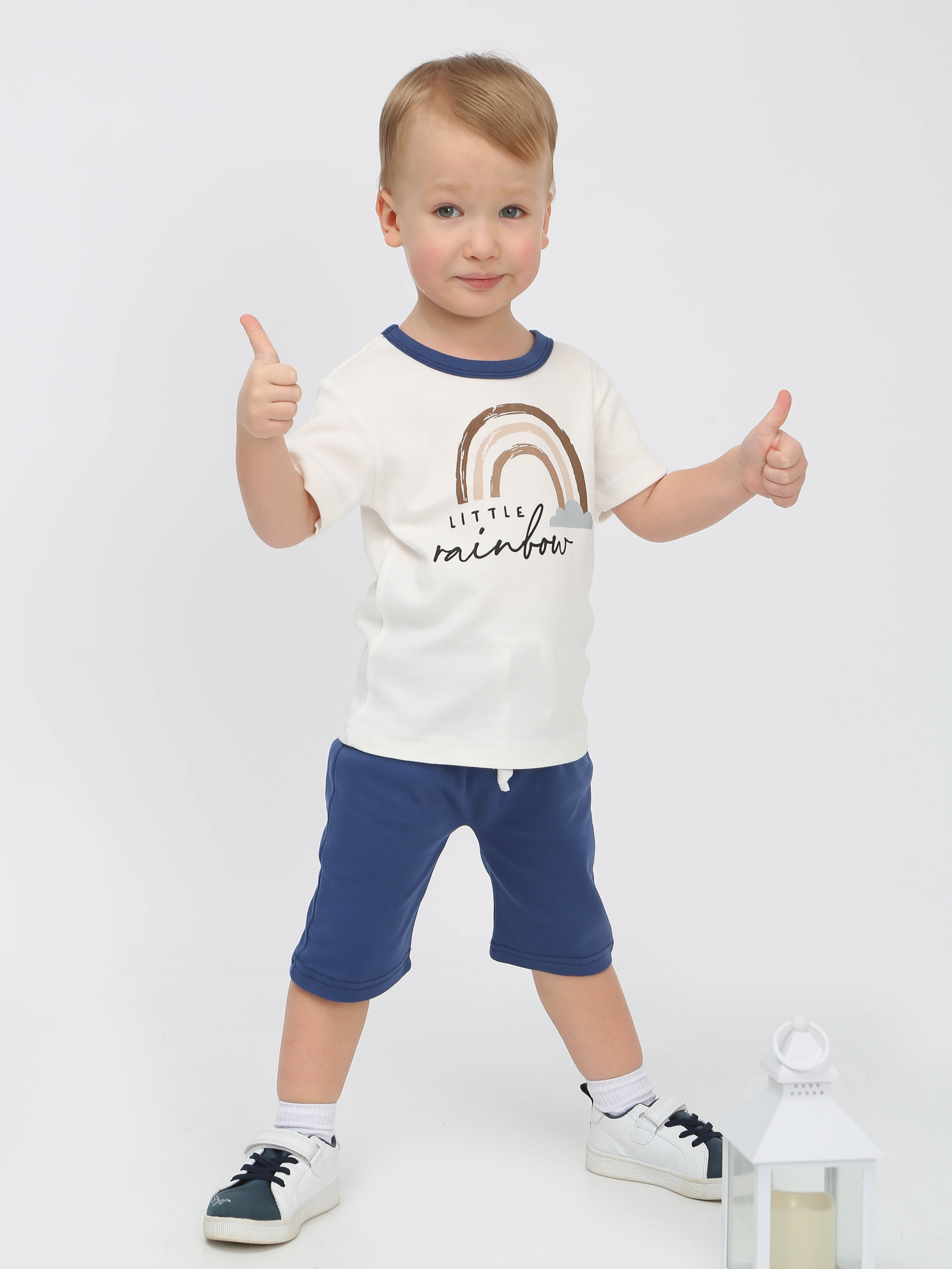 картинка Костюм с шортами РАДУГА КС-ШР/индиго от магазина Одежда+