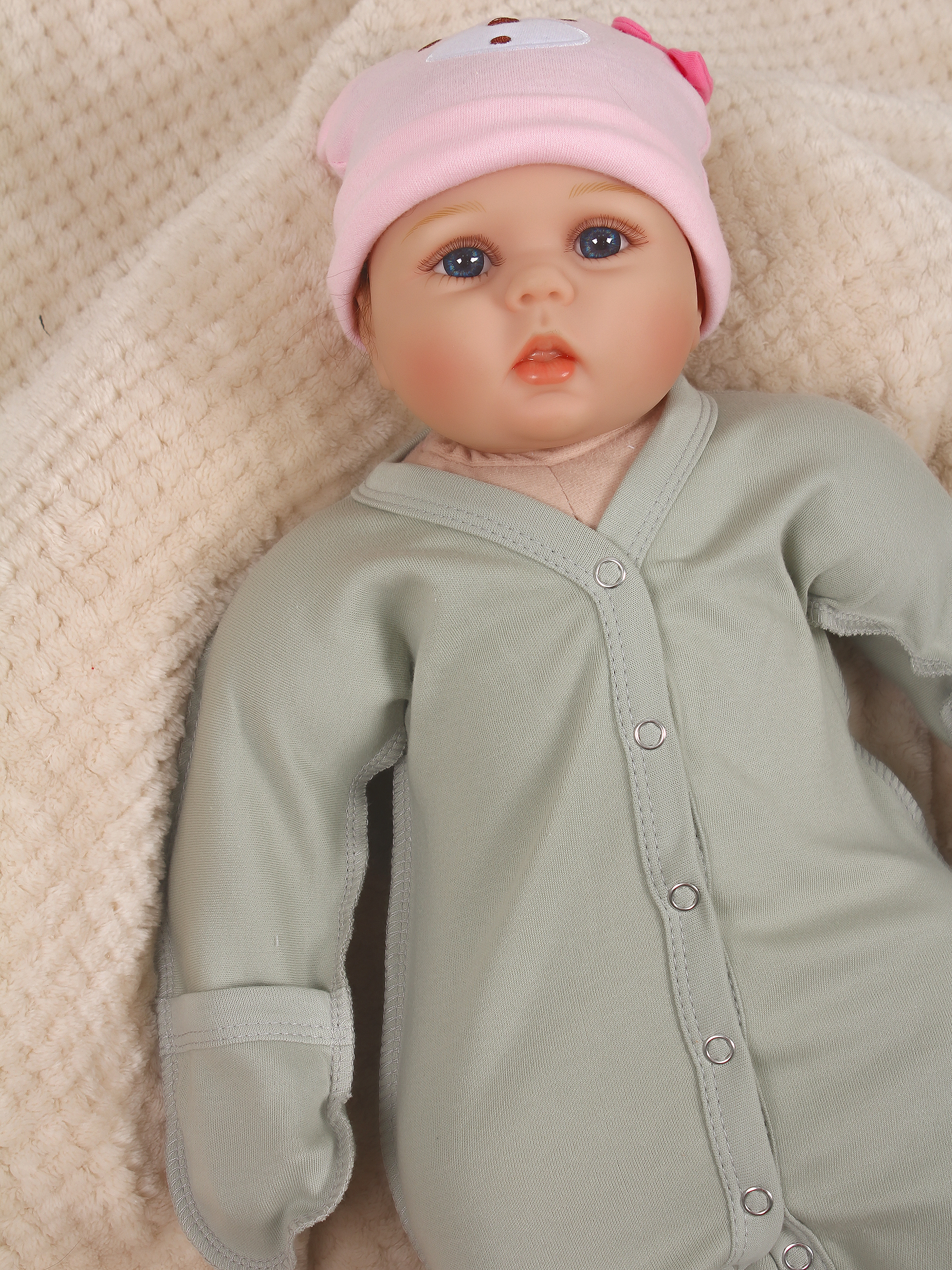 картинка Комбинезон "МАЛЮТКА" швы наружу КМБ-МЛ/шалфей от магазина Одежда+