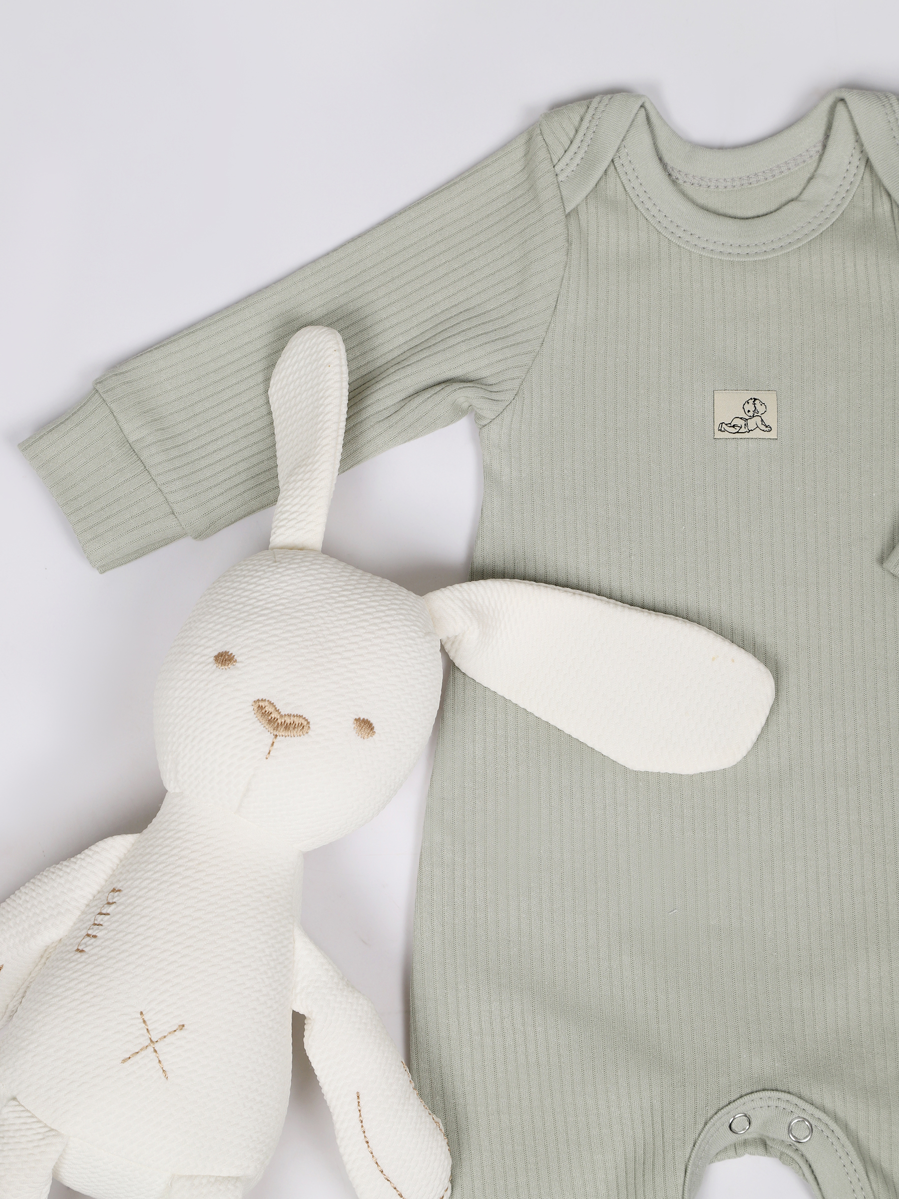 картинка Набор полукомбинезонов лодочка 3 шт. НБПК-ЛД/облачка от магазина Одежда+