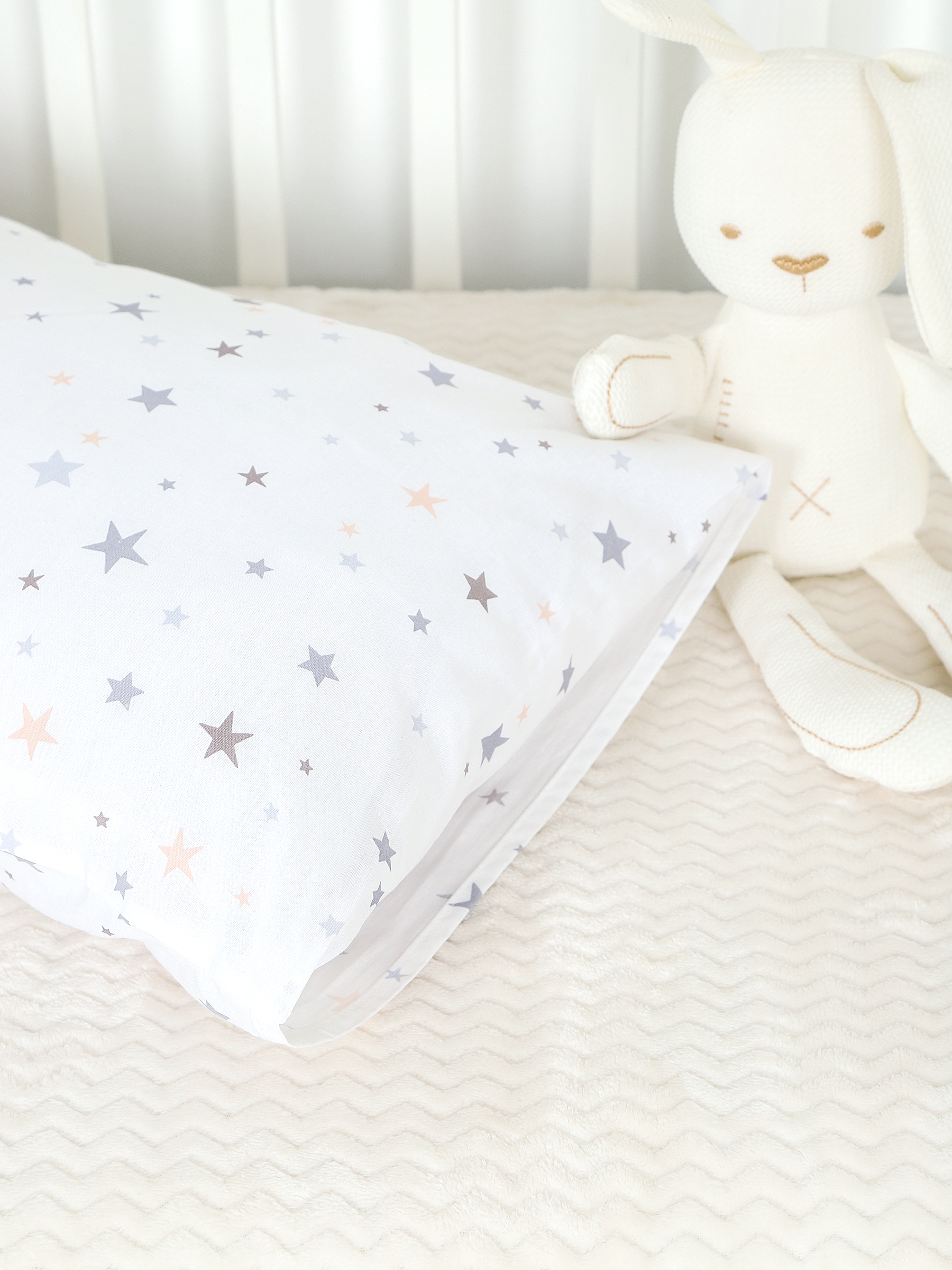 картинка Наволочки для малышей из поплина 40x60 НВП-2/звездный путь от магазина Одежда+