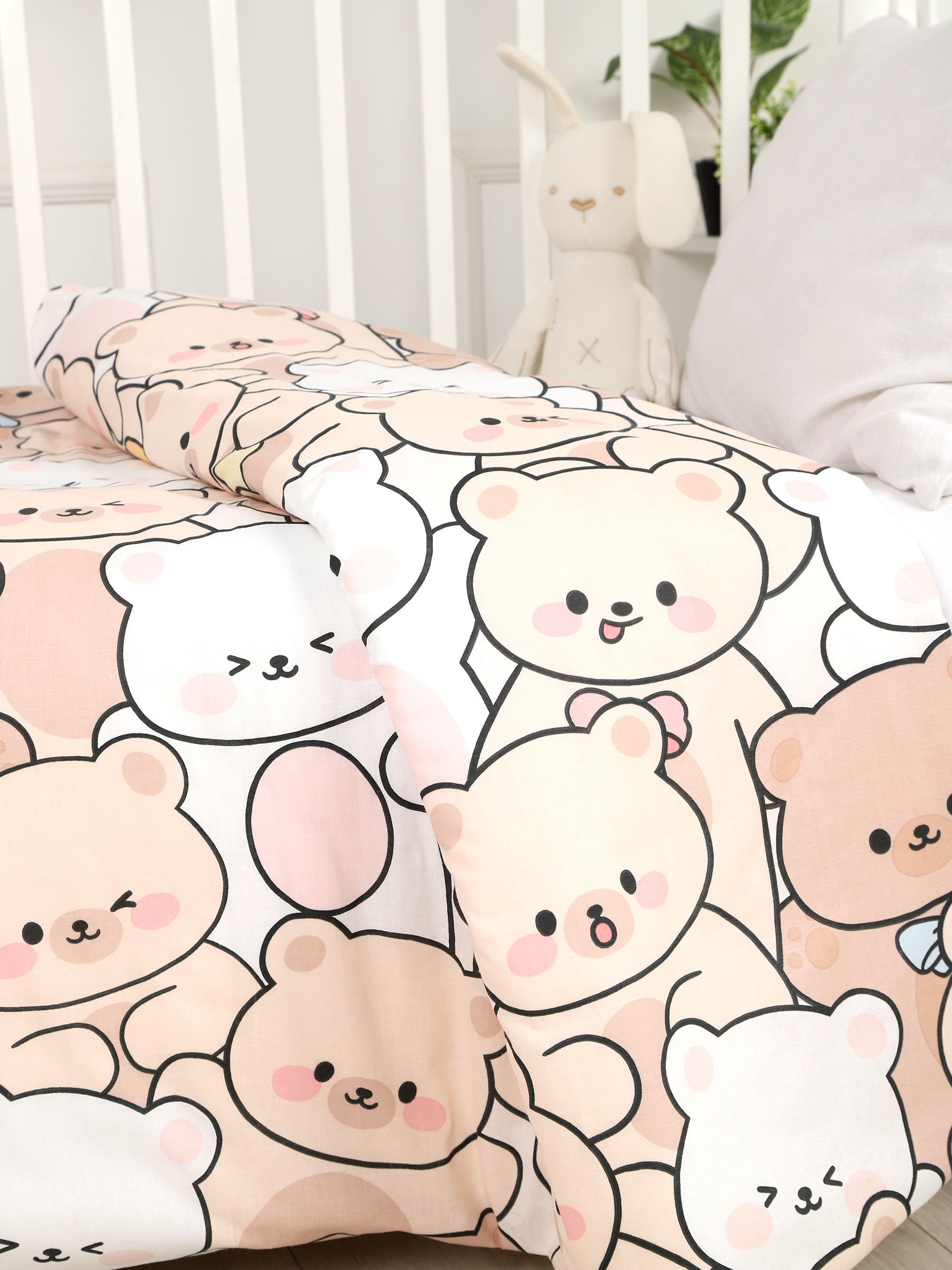 картинка Пододеяльник детский из поплина 110x140 Под/пухляши от магазина Одежда+