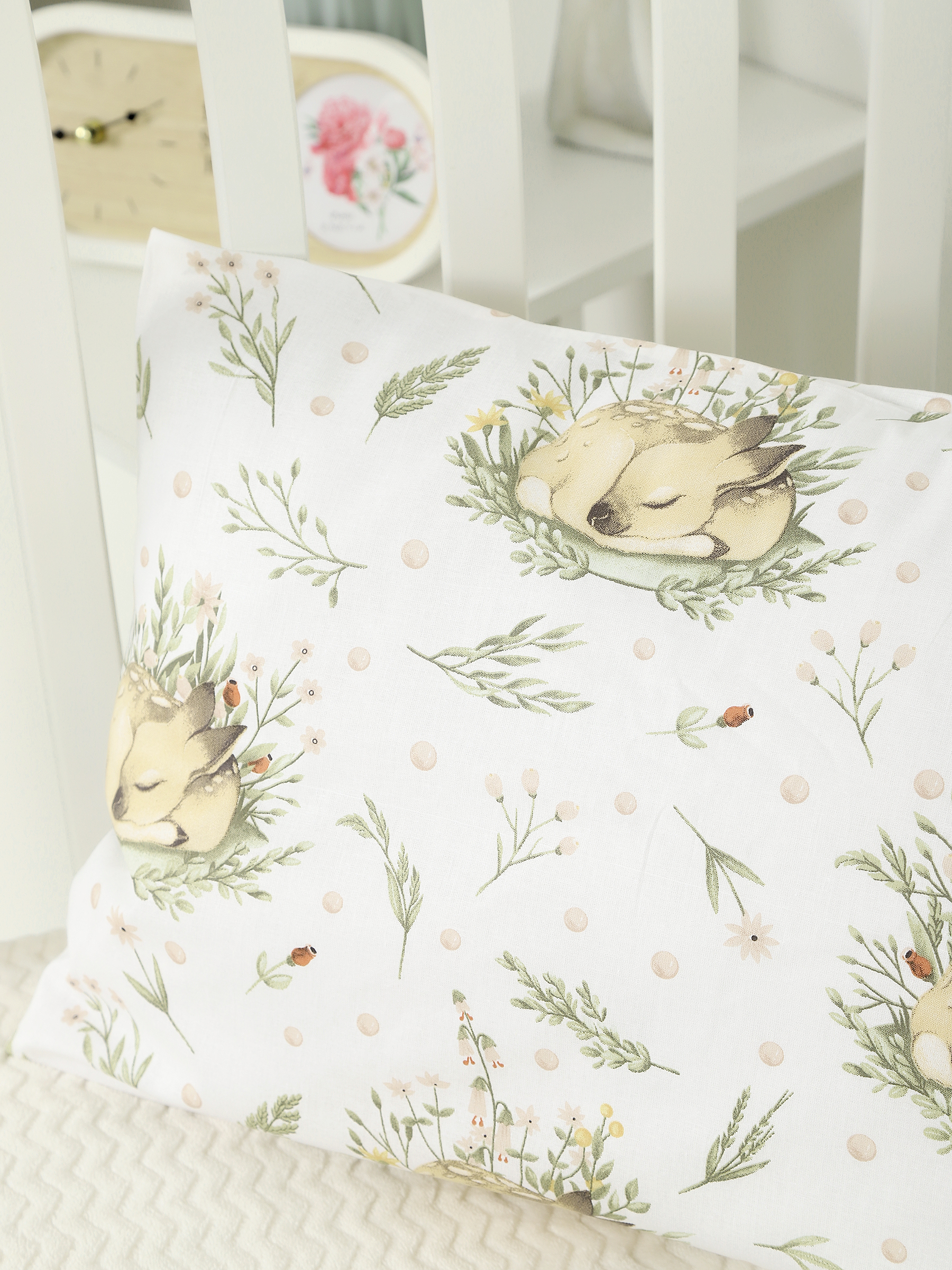 картинка Наволочки для малышей из поплина 40x60 НВП-2/оленята от магазина Одежда+