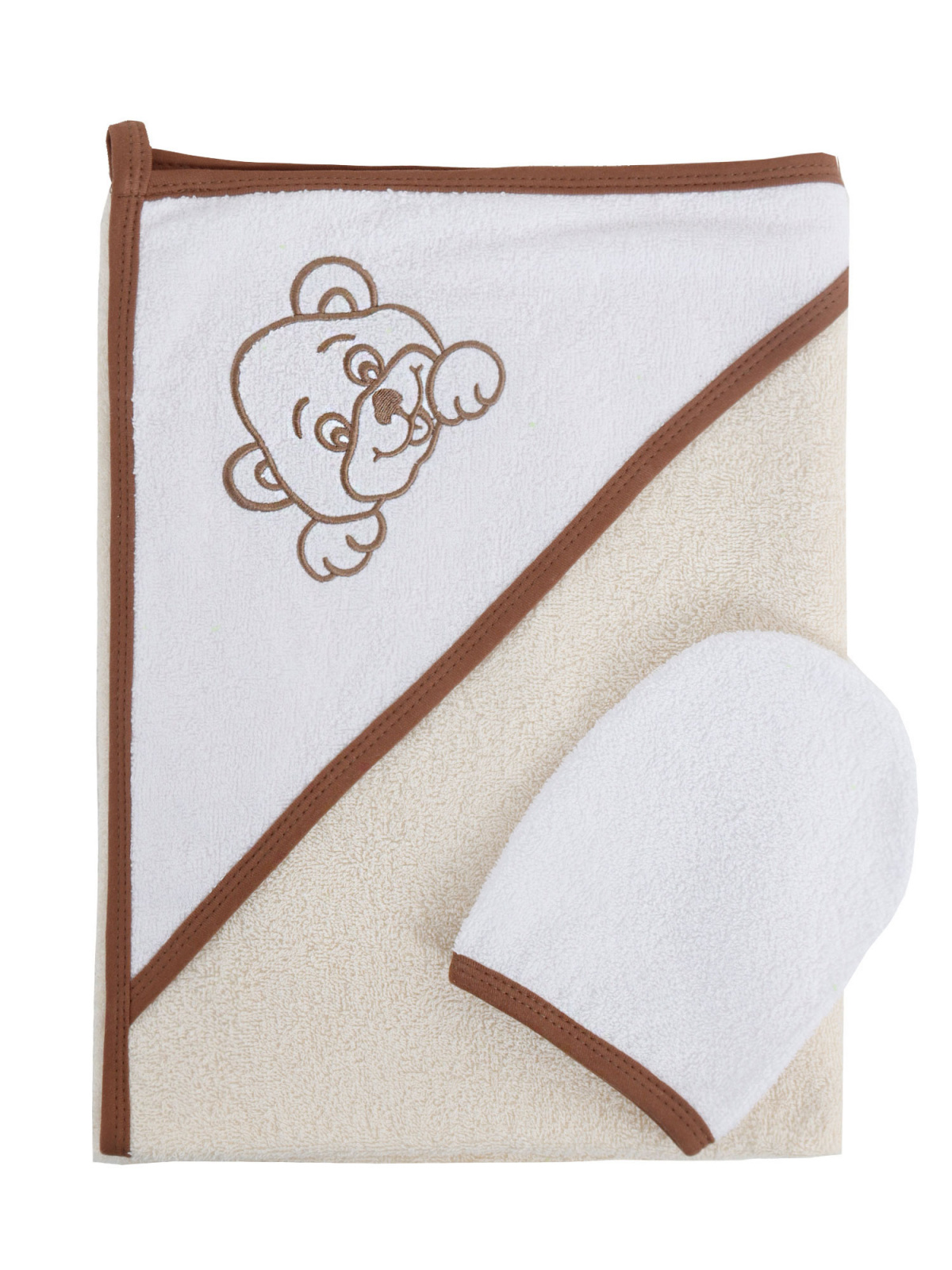 картинка Купальное полотенце с вышивкой Медвежонк КПМ от магазина Одежда+