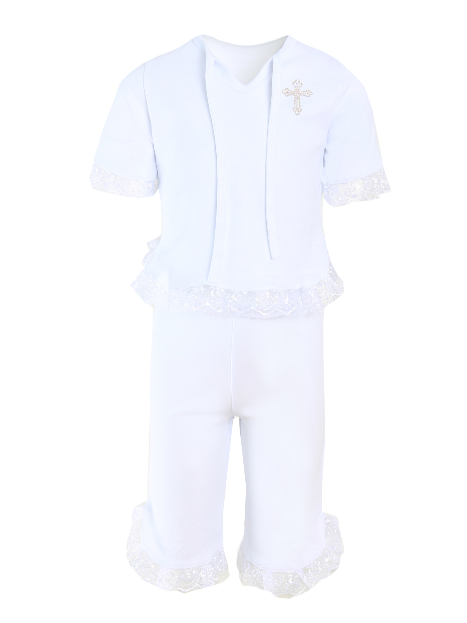 картинка Крестильный набор со штанишками под памперс КР-ПМ от магазина Одежда+