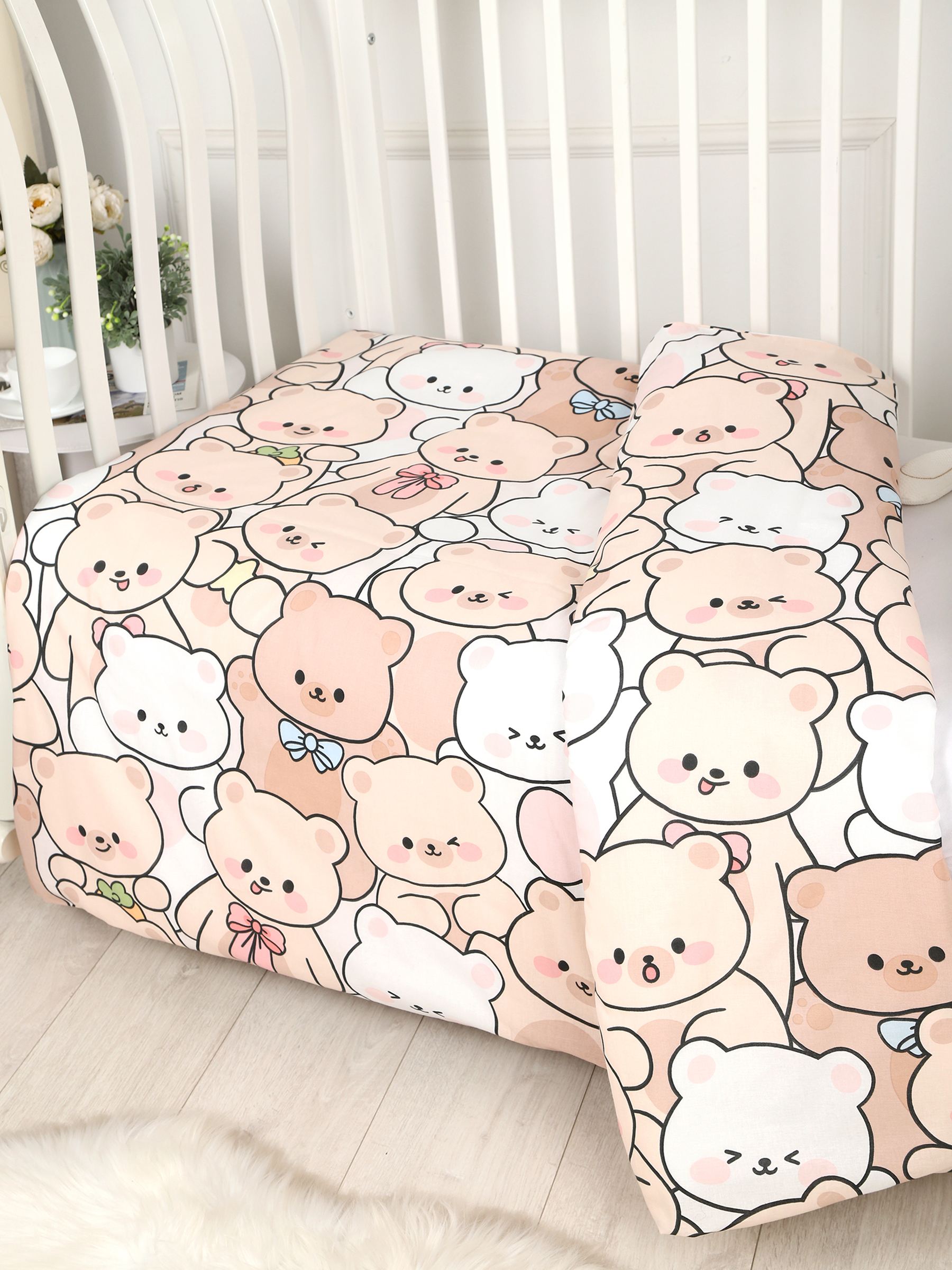 картинка Пододеяльник детский из поплина 110x140 Под/пухляши от магазина Одежда+