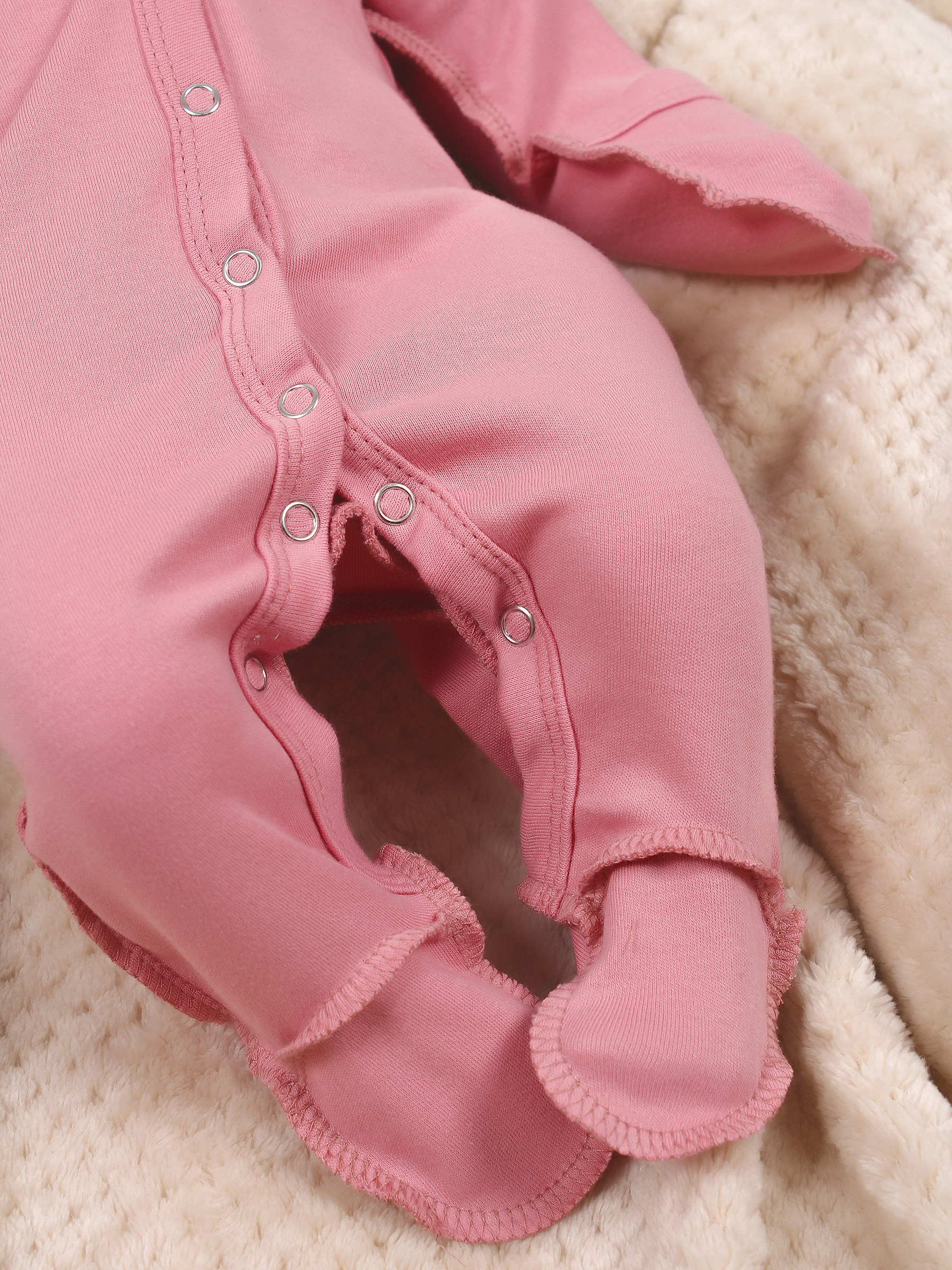 картинка Комбинезон "МАЛЮТКА" швы наружу КМБ-МЛ/розовый-зефир  от магазина Одежда+