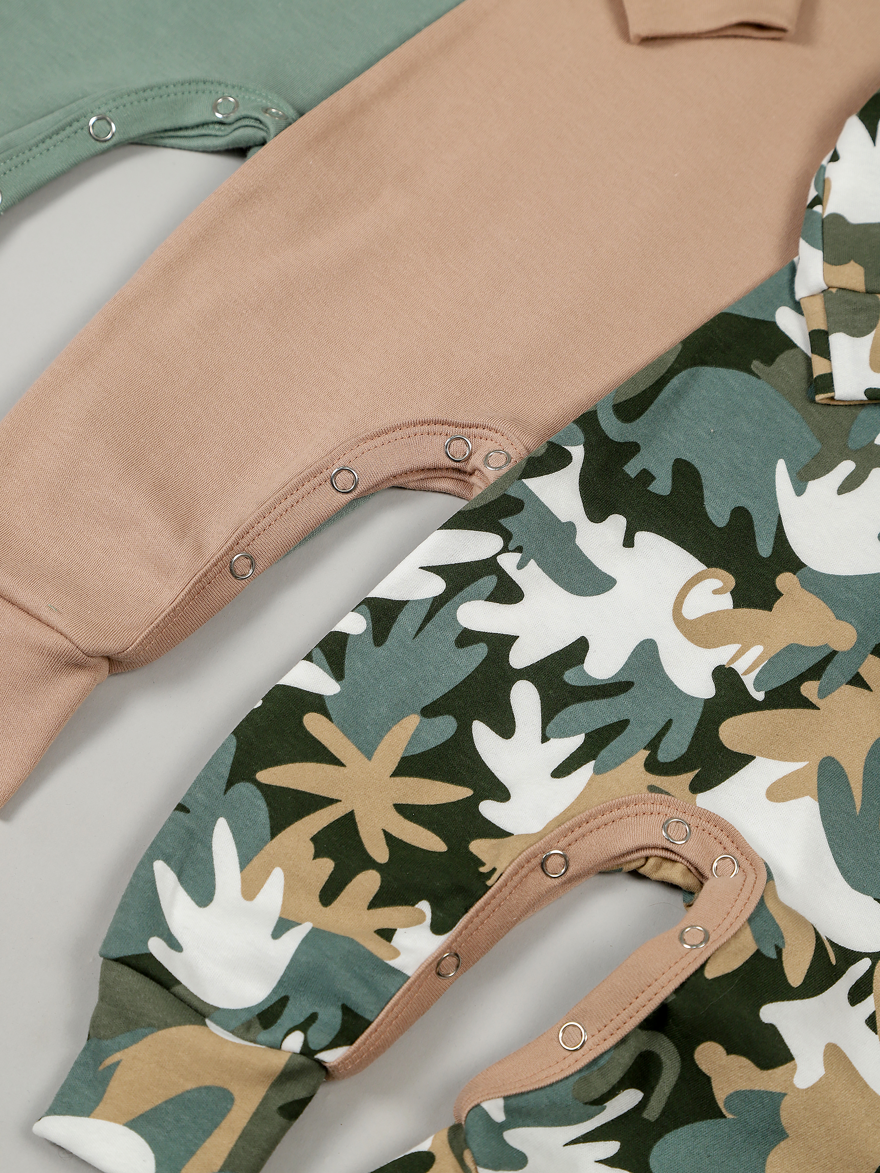 картинка Набор полукомбинезонов лодочка 3 шт. НБПК-ЛД/камуфляж от магазина Одежда+