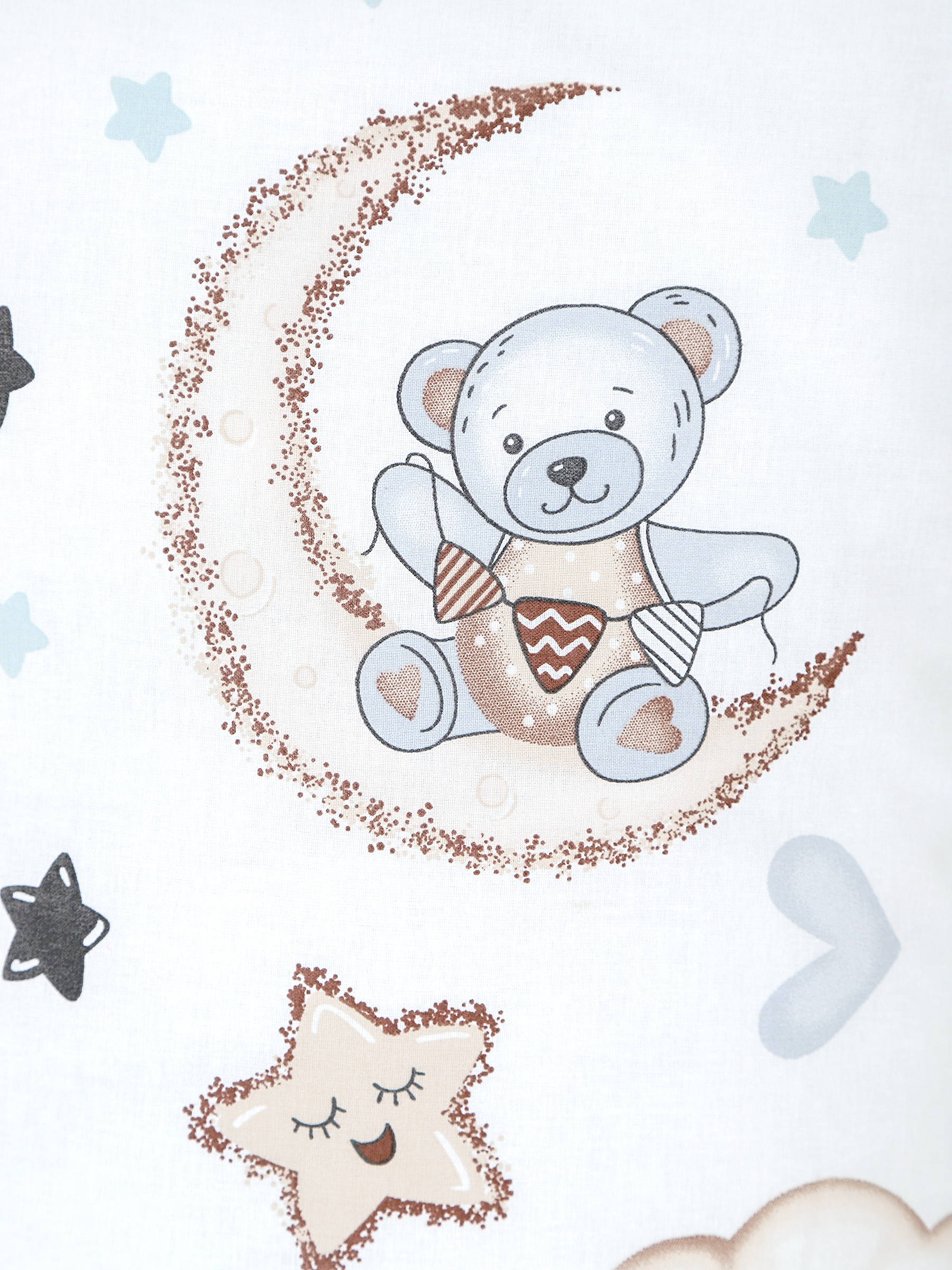 картинка Наволочки для малышей из поплина 40x60 НВП-2/мишка на луне от магазина Одежда+