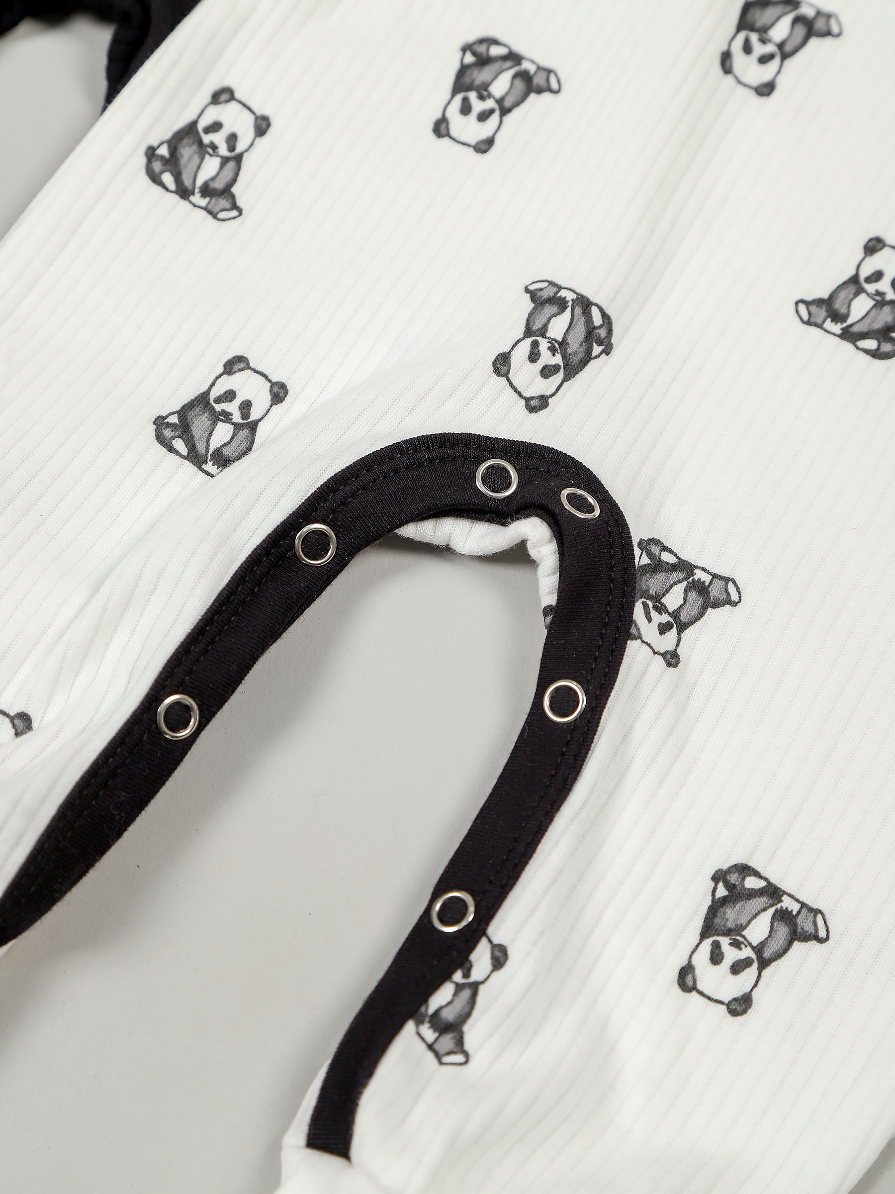 картинка Набор полукомбинезонов лодочка 3 шт. НБПК-ЛД/панды малышки от магазина Одежда+