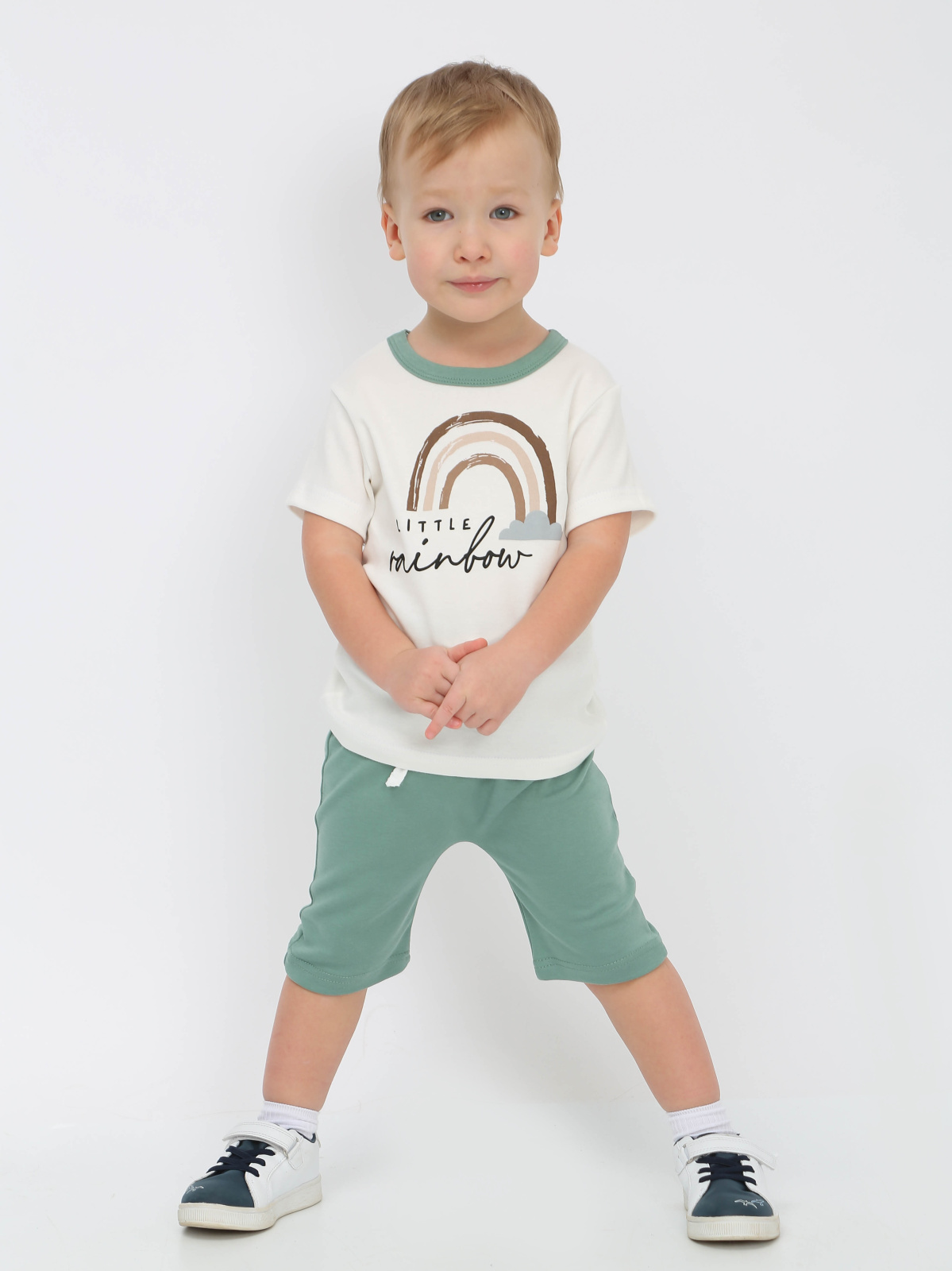 картинка Костюм с шортами РАДУГА КС-ШР/светлый-хаки от магазина Одежда+