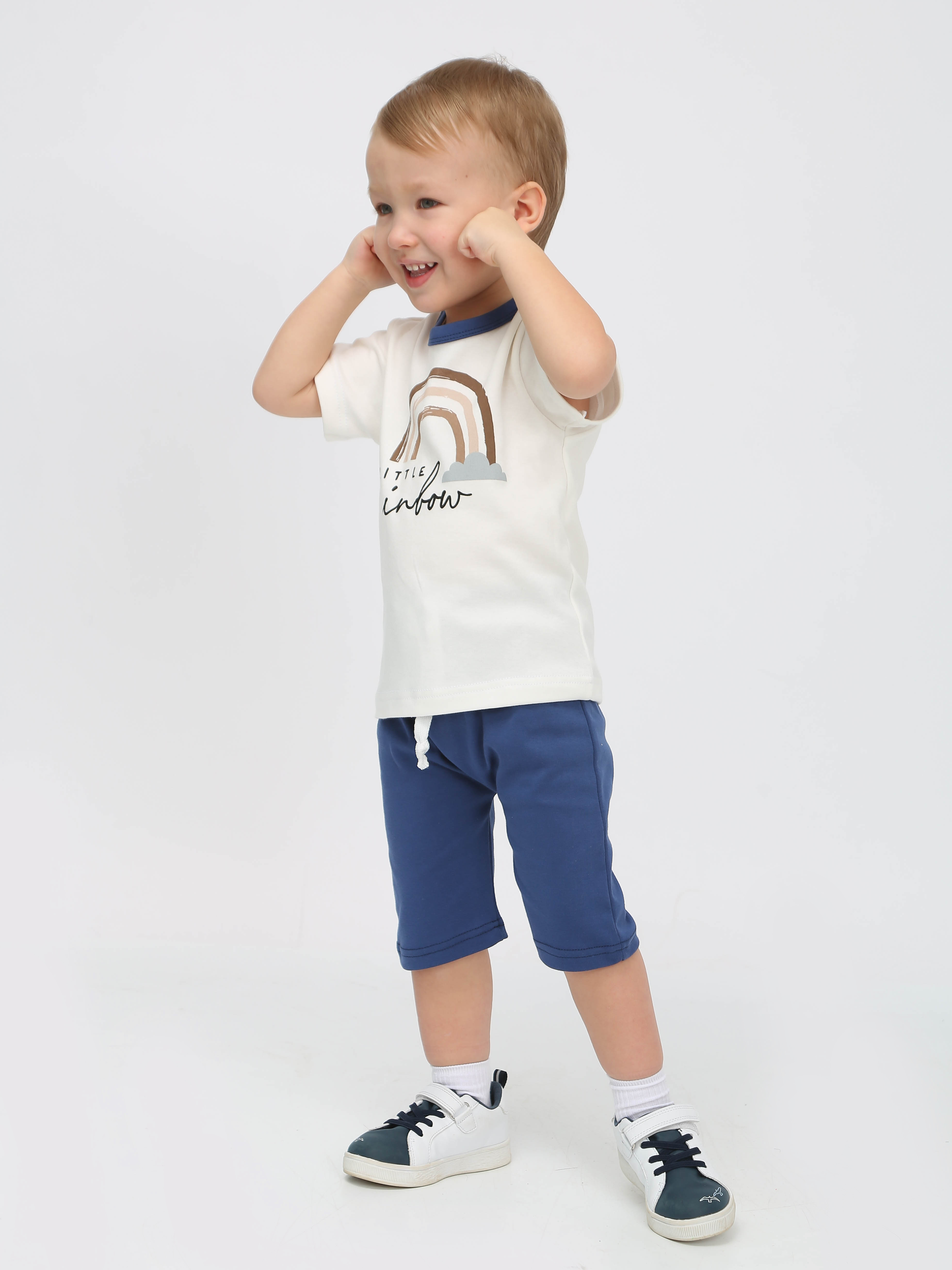 картинка Костюм с шортами РАДУГА КС-ШР/индиго от магазина Одежда+